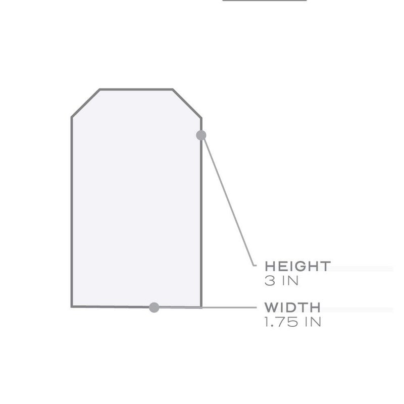 Dashleigh 60 Hang Tag Sheet Labels for Gifts and Products, 1.75" x 3" Inches, White - Image 3